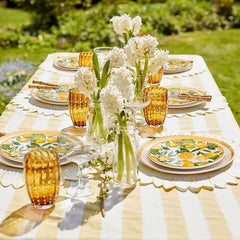 Lemon Melamine Dinnerware Set 12-Piece for 4