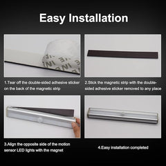 Motion Activated RV Step Lights 10 LED 2-Pack