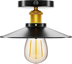 12V/110V RV Vintage Ceiling Light E26 Flush Mount