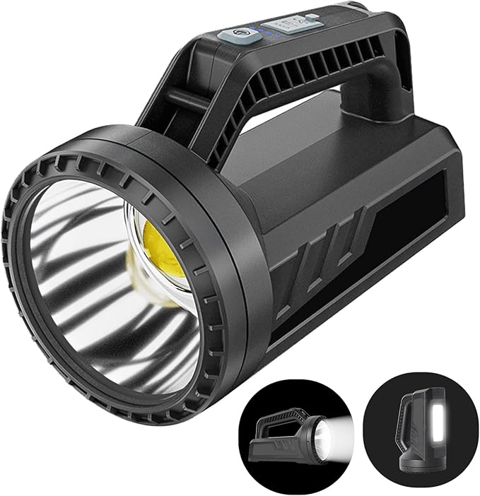 Rechargeable LED Spotlight Flashlight 4800mAh 7-Mode – RV Parts Giant