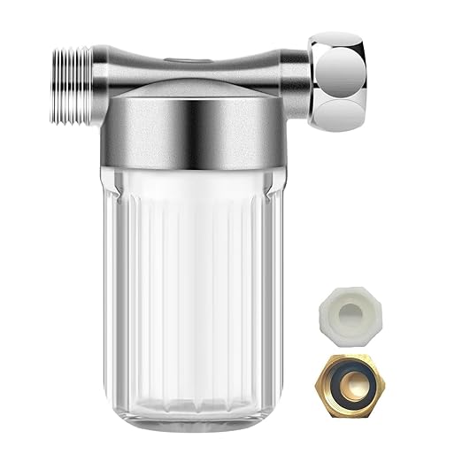 Reusable brass sediment filter RV plumbing - view 2