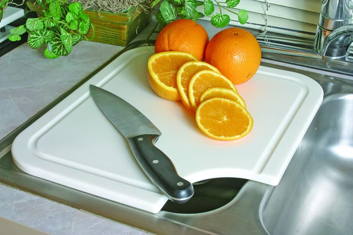 Camco Sink Mate Cutting Board, White - view 3