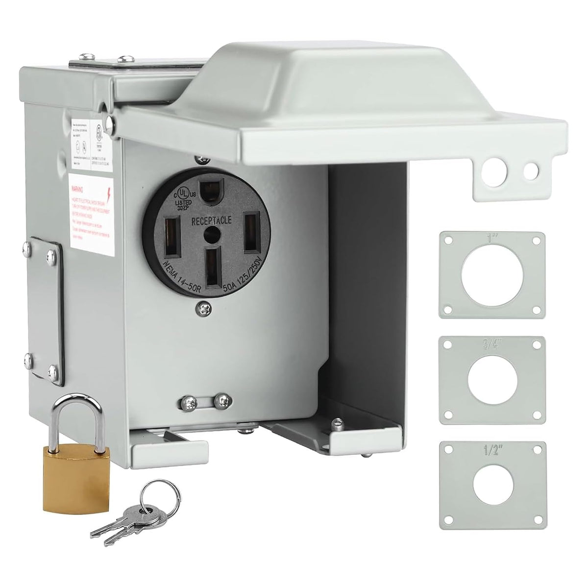 50 amp RV power outlet box
