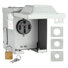 50 amp RV power outlet box