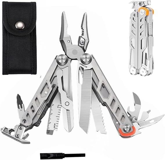 23-in-1 Multitool Pliers with Scissors & Saw
