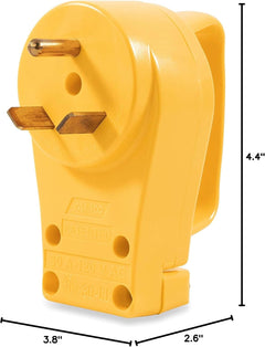 Camco Power Grip 30A Replacement Plug, TT-30P - view 8