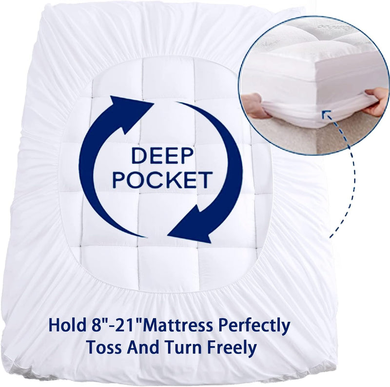 RV short queen mattress topper