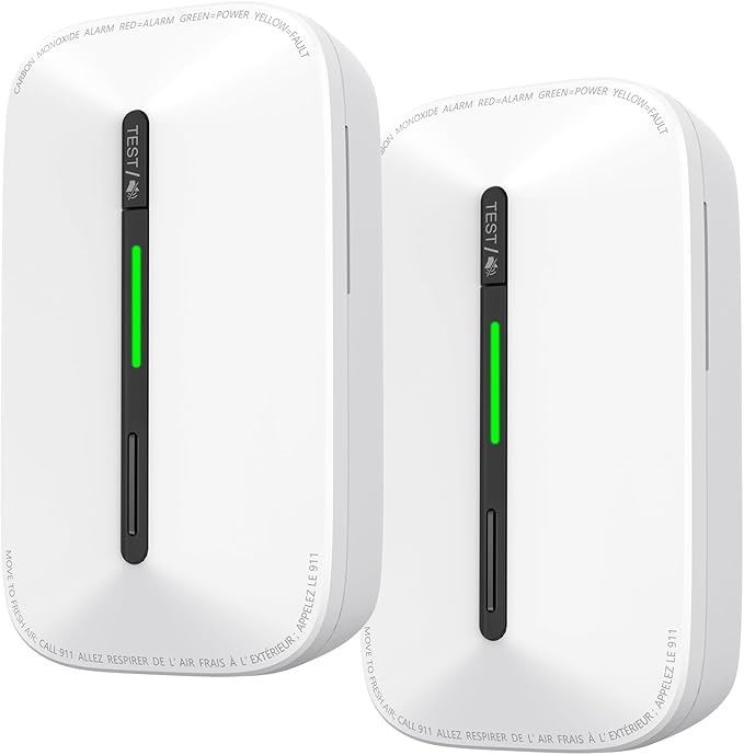 CO detector plug-in 10 year battery - view 2