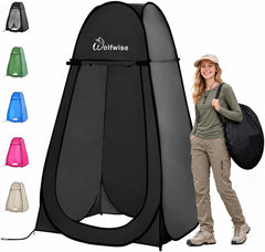 Pop-up privacy shower tent