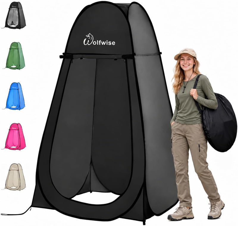 Pop-up privacy shower tent