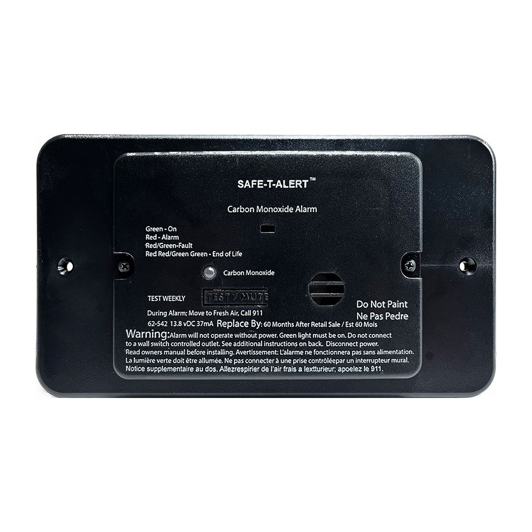 Safe-T-Alert 62-542-BL-TR carbon monoxide alarm, black