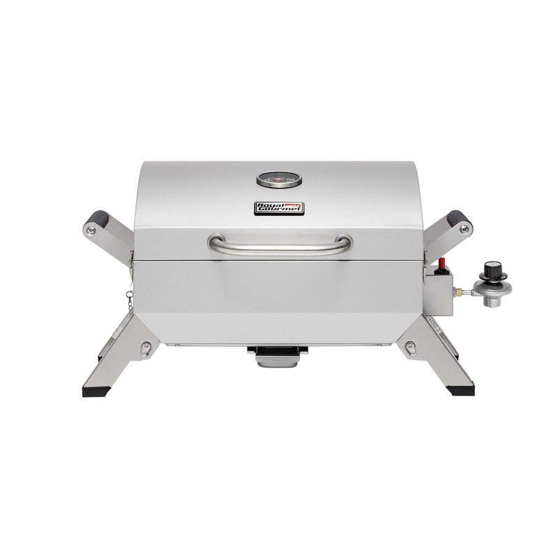 Stainless tabletop propane grill