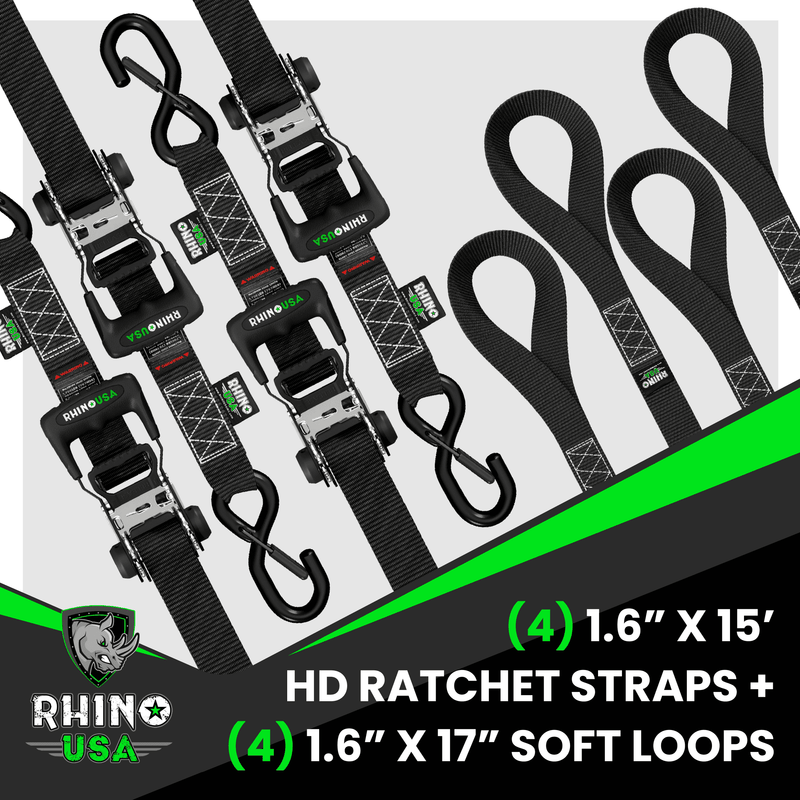 Rhino USA ratchet straps, view 4