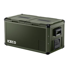ICECO VL75ProD dual zone portable fridge freezer, black