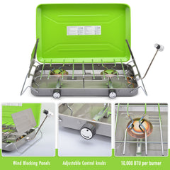 2-burner camp stove
