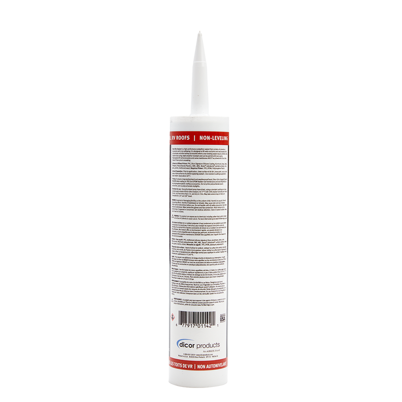 Dicor Non-Leveling Ultra Sealant, White, 10.3 oz Tube - view 2