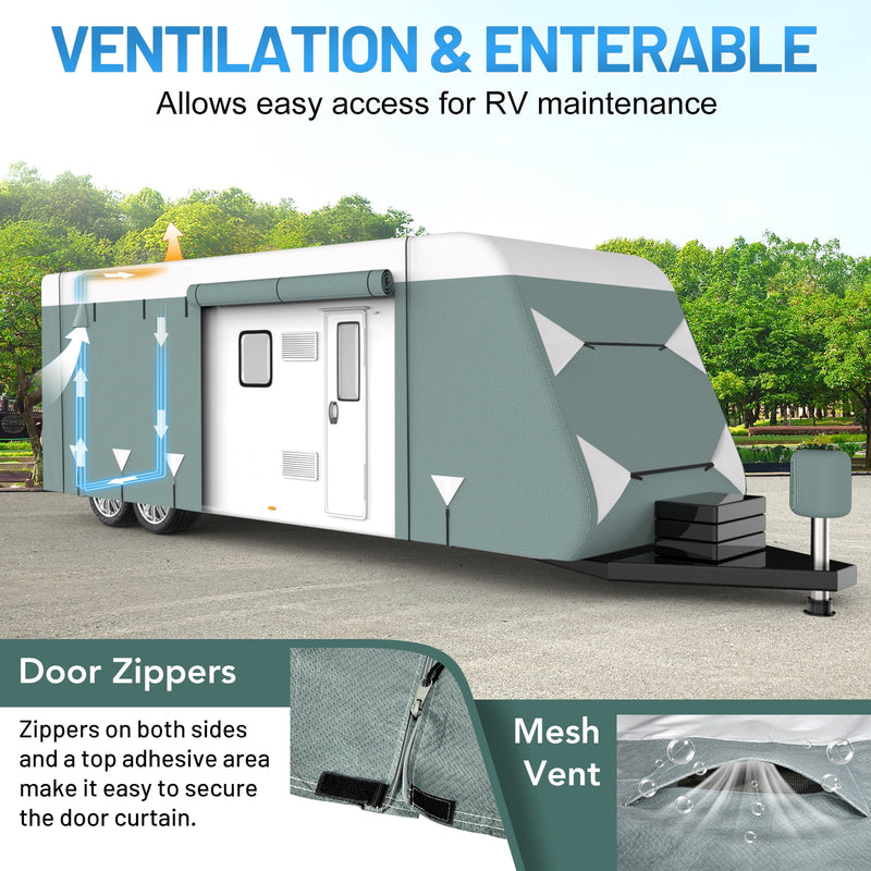 Travel trailer RV cover 26-28.6 ft