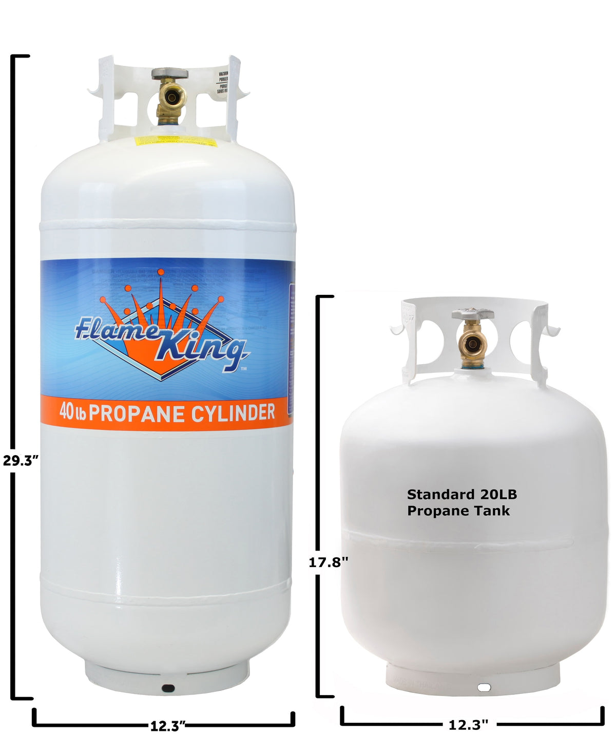 40 lb propane cylinder