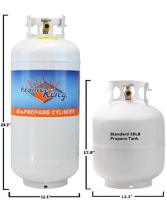 40 lb propane cylinder