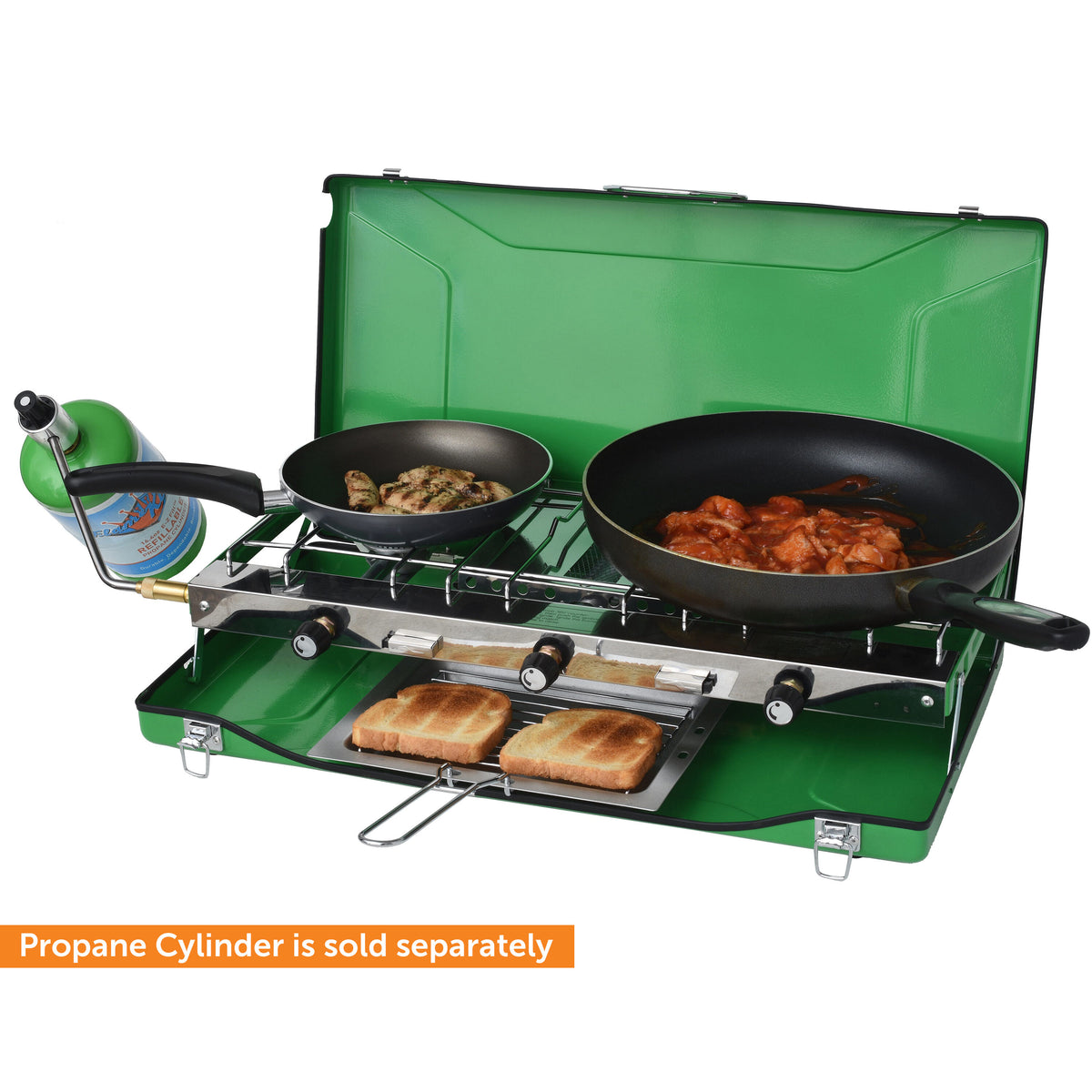 3-burner camp stove