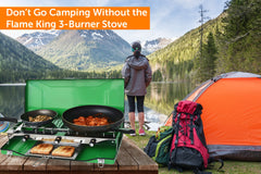 3-burner camp stove