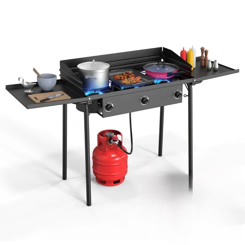 3-burner camp stove