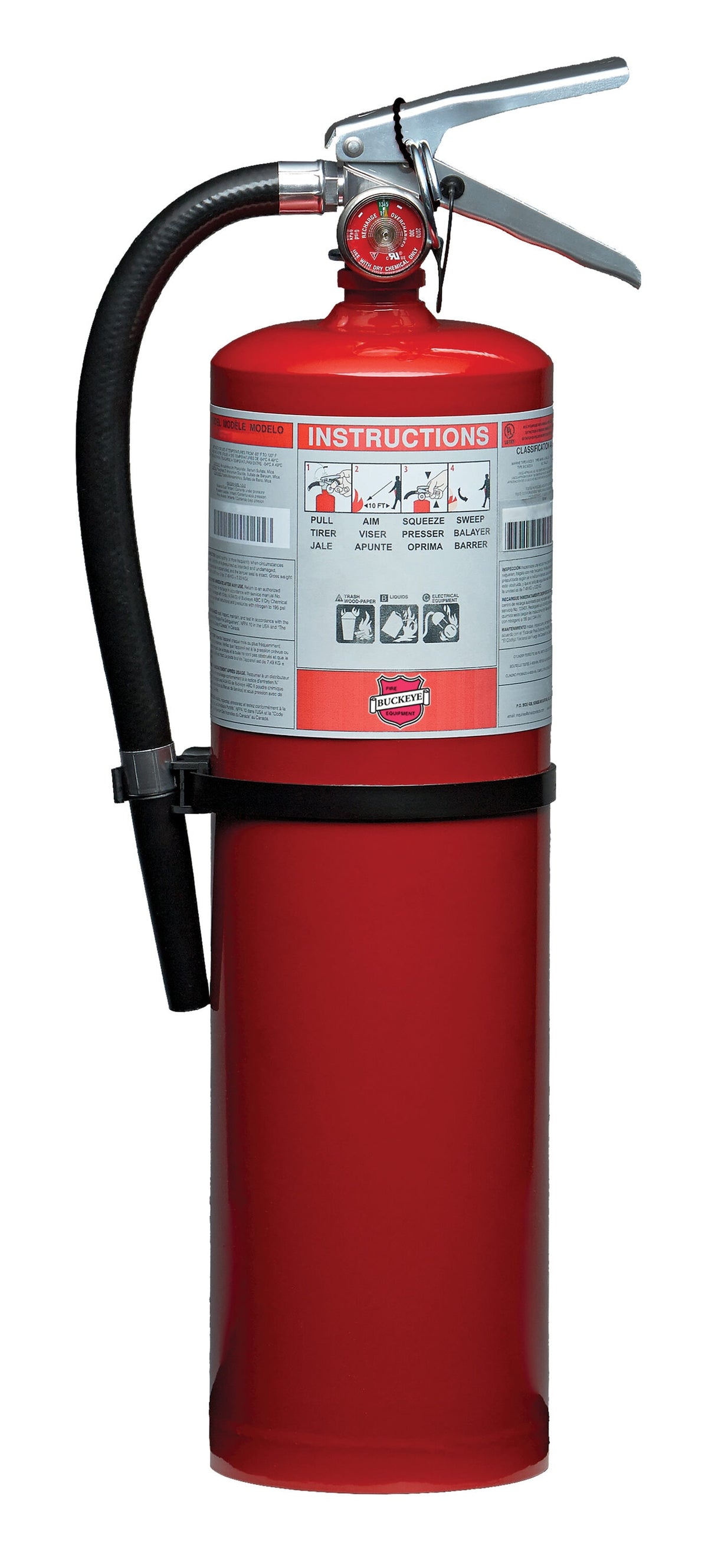 Rechargeable fire extinguisher