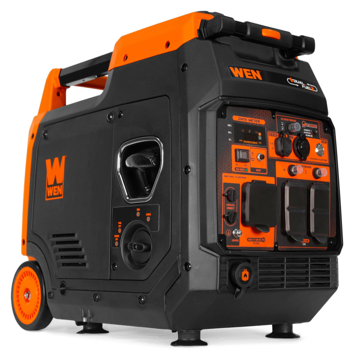 4800W dual fuel inverter generator