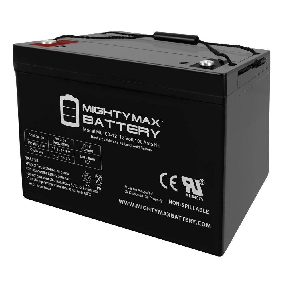 100Ah AGM deep cycle battery