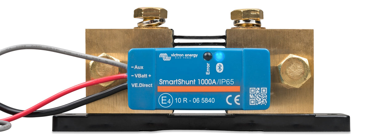 Victron SmartShunt Battery Monitor, 500A, 1000A and 2000A – SmartShunt 1000A/50mV IP65