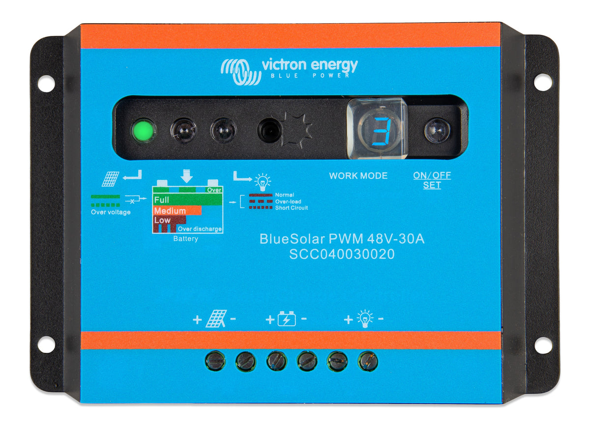 Victron BlueSolar PWM-Light Charge Controller – BlueSolar PWM-Light Contr 48V-30A