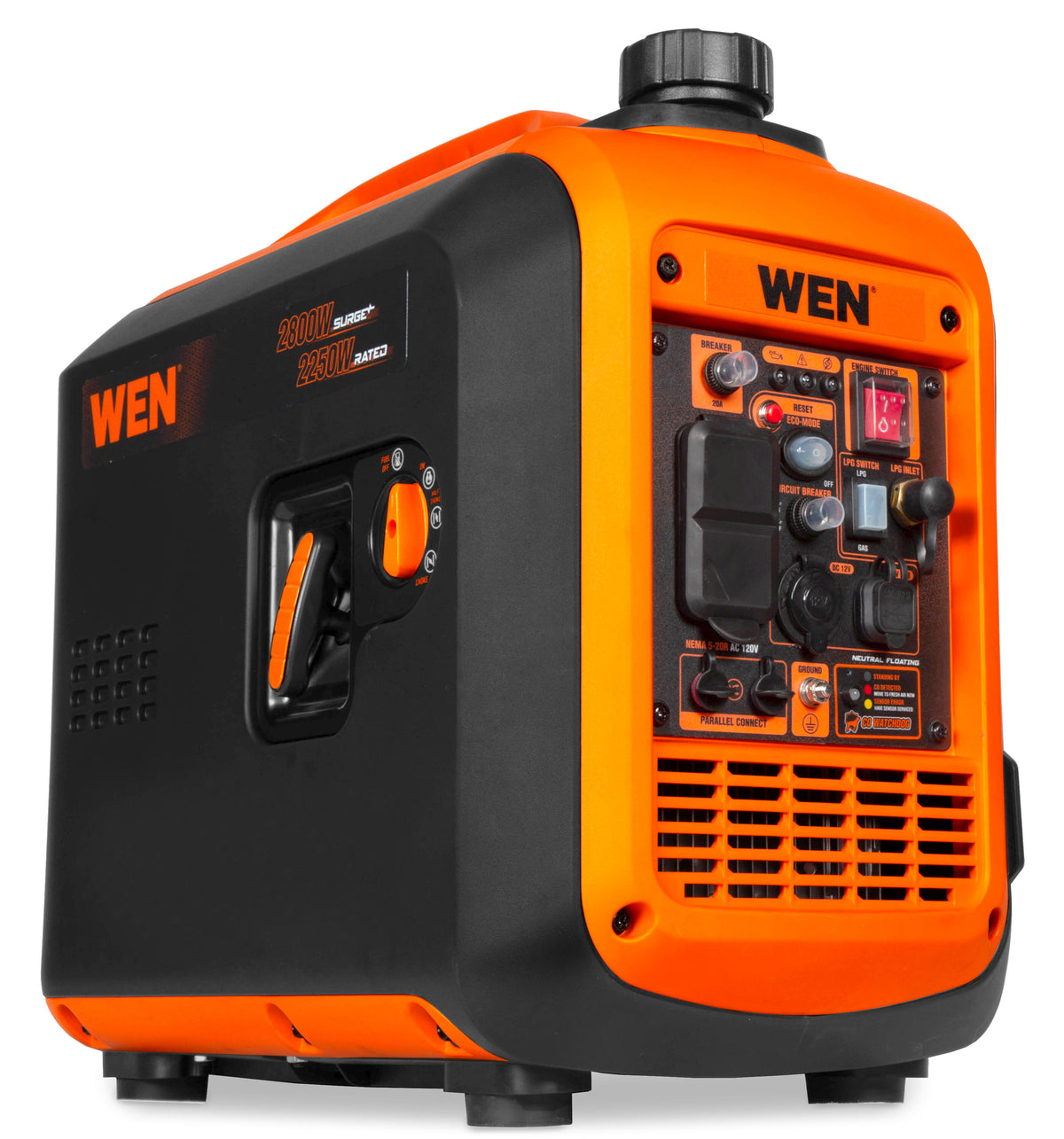 2800W dual fuel inverter generator