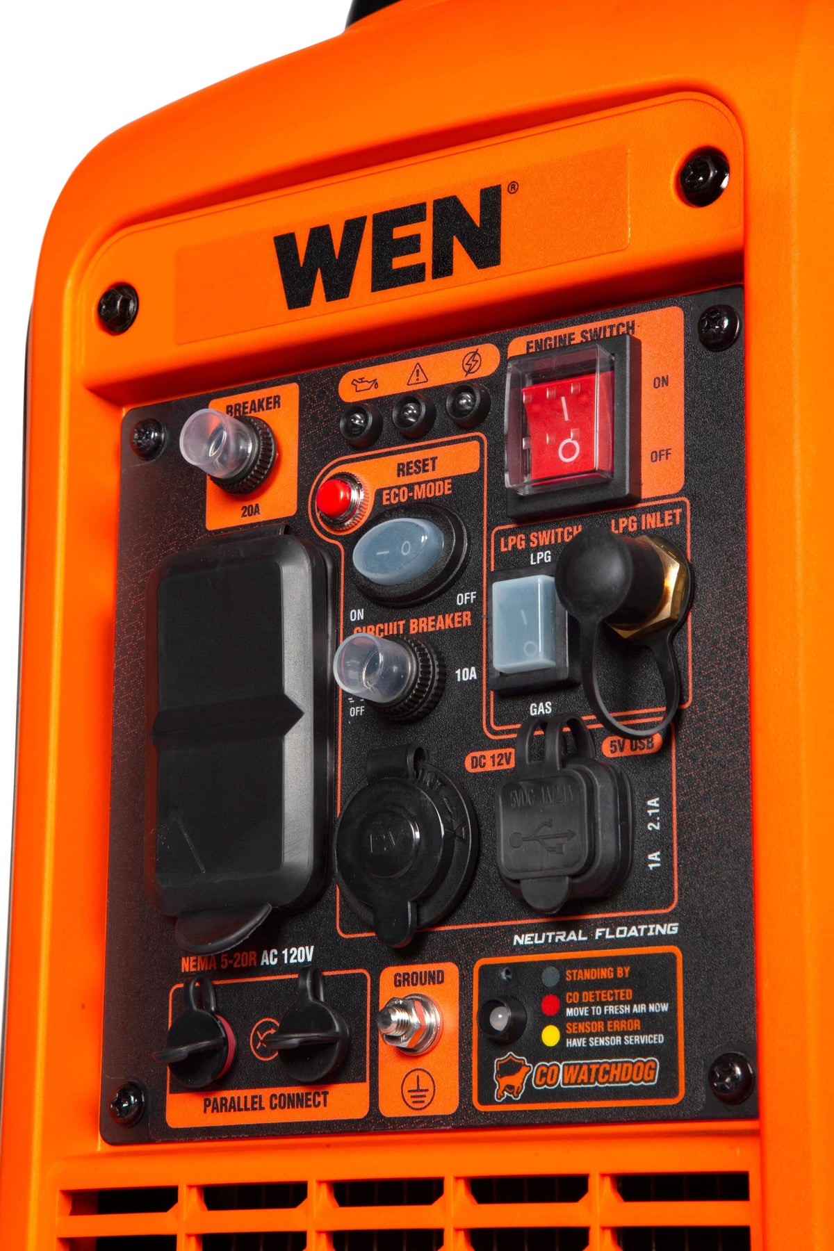 2800W dual fuel inverter generator