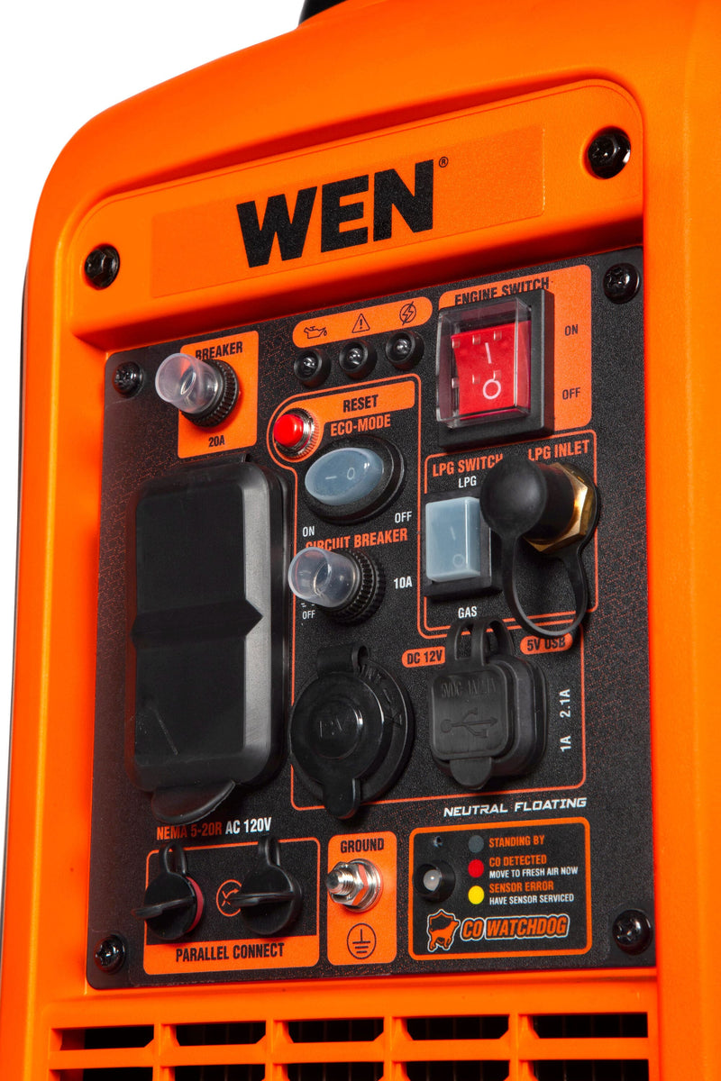 2800W dual fuel inverter generator