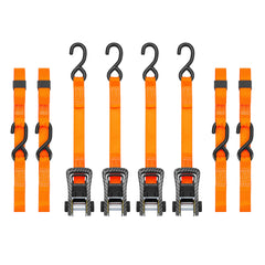 Ratchet straps with S-hooks
