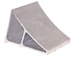 Small aluminum wheel chock