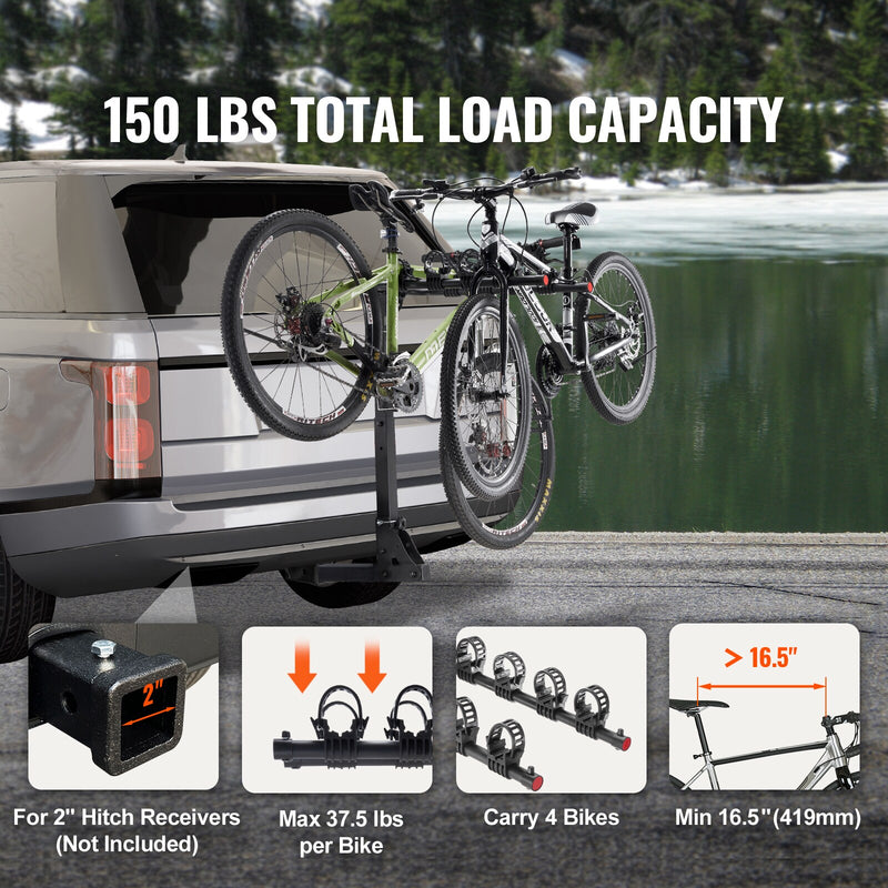4-bike hitch rack