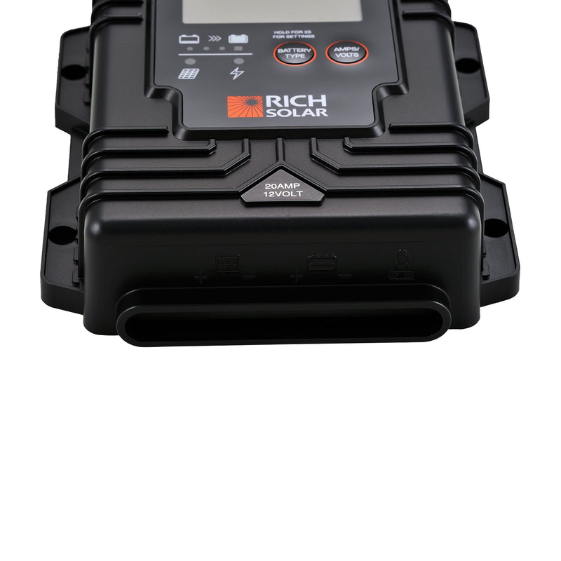 Rich Solar BRAVO Waterproof 20 20 Amp Waterproof PWM Solar Charge Controller