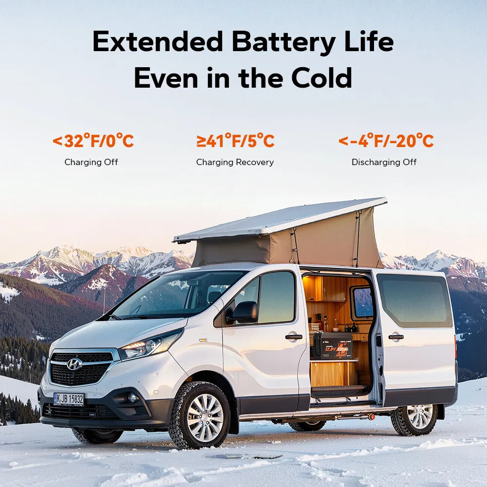 LiTime 12V 320Ah Mini Bluetooth LiFePO4 Battery