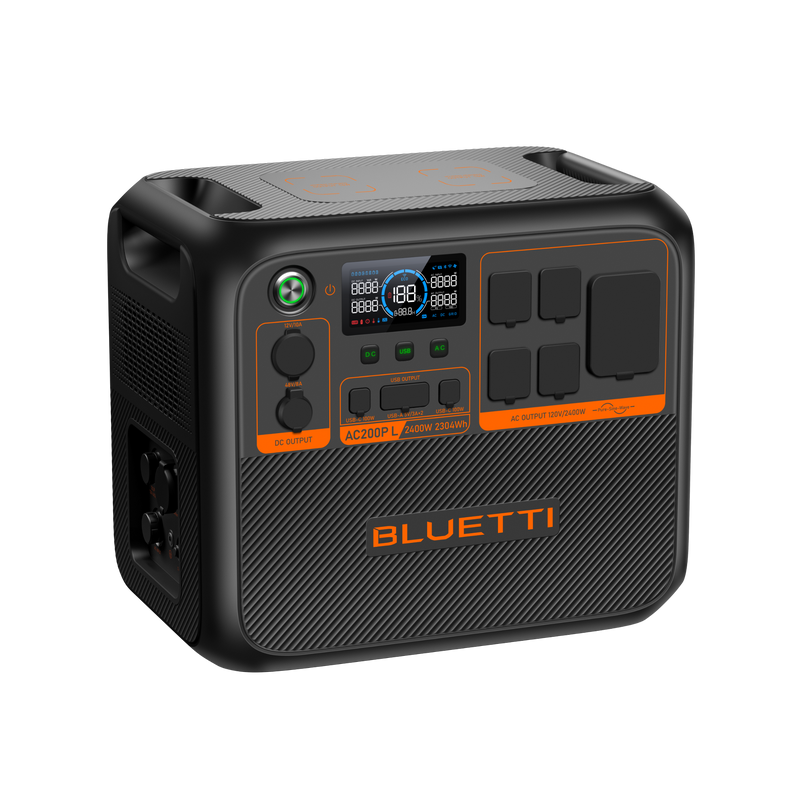 BLUETTI AC200P L portable power station front view