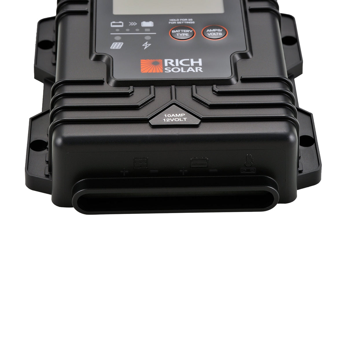 Rich Solar BRAVO Waterproof 10 10 Amp Waterproof PWM Solar Charge Controller