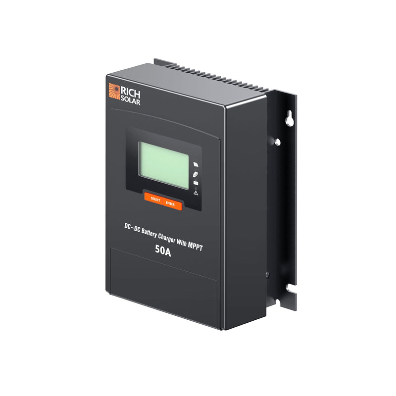 Rich Solar BRAVO 50 DC 50 Amp DC-DC Solar Charge Controller with MPPT