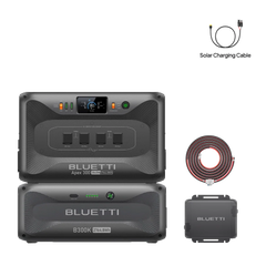 BLUETTI Apex 300 with B300K battery and Charger 1 alternator charger
