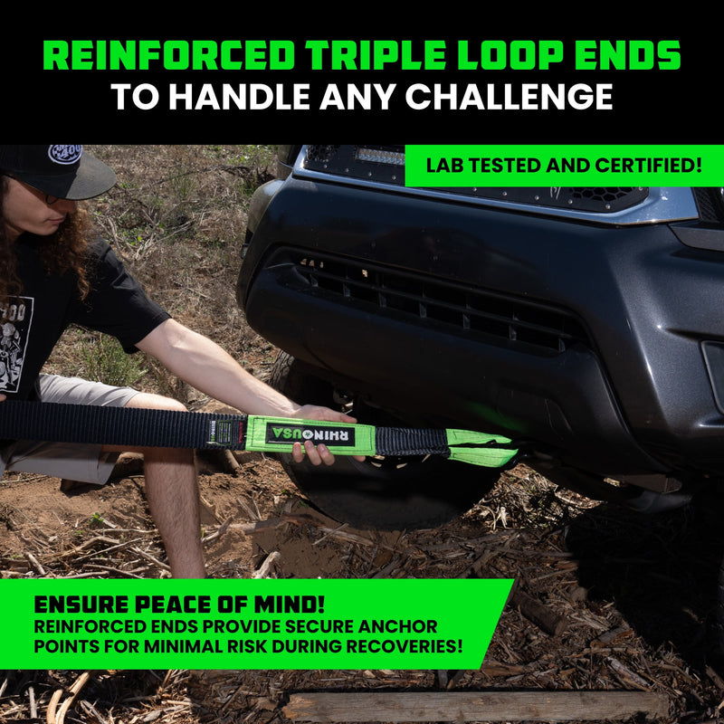 Rhino USA recovery tow strap, view 2