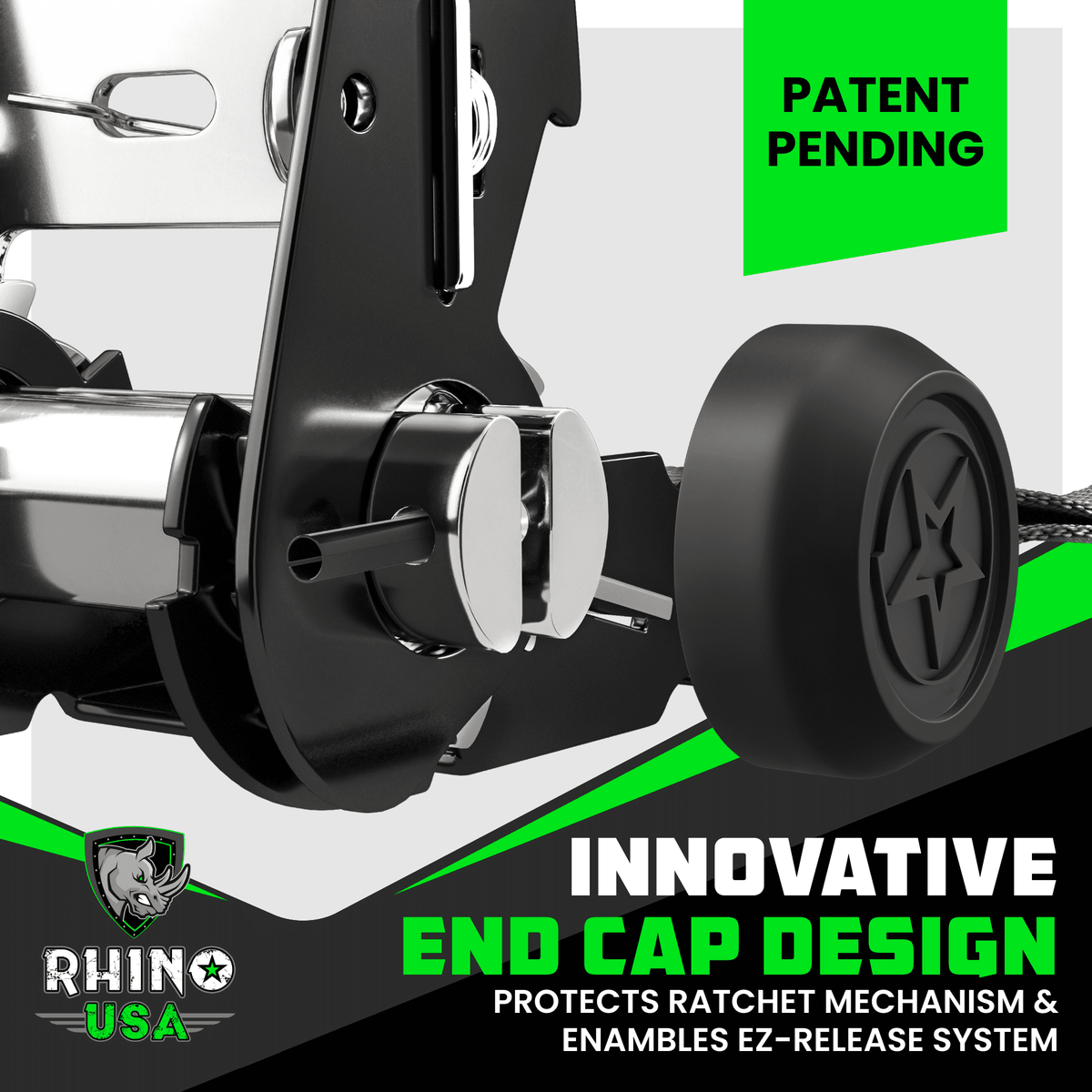 Rhino USA ratchet straps, view 3