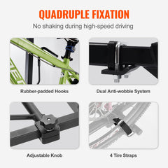 2-bike hitch rack