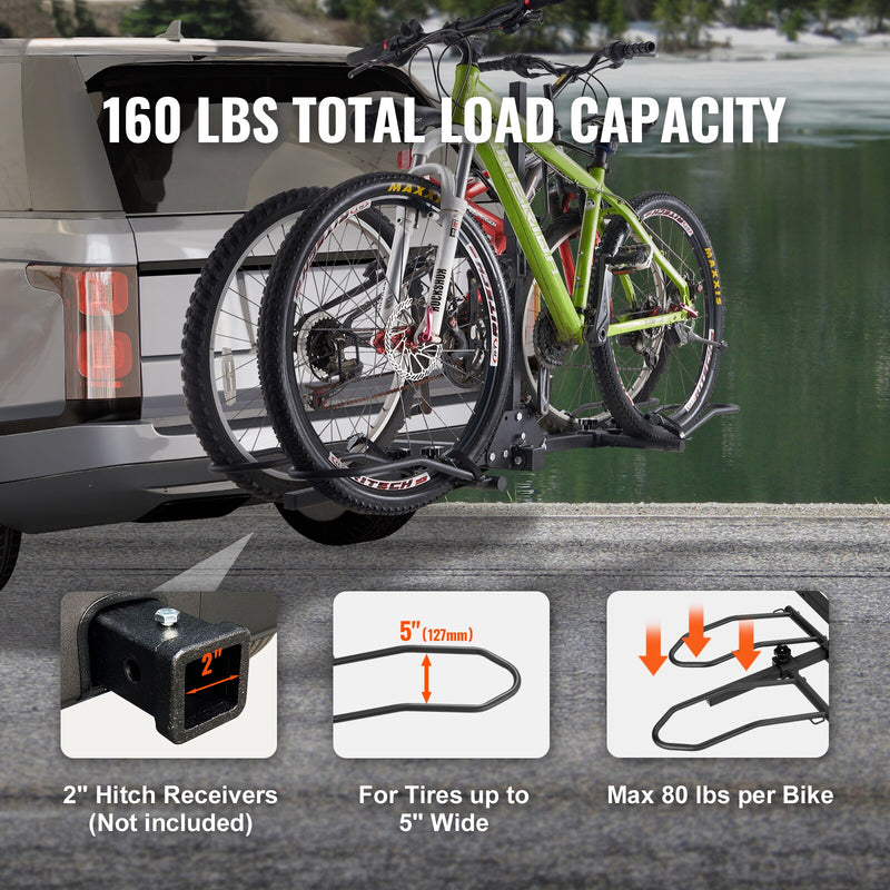 2-bike hitch rack