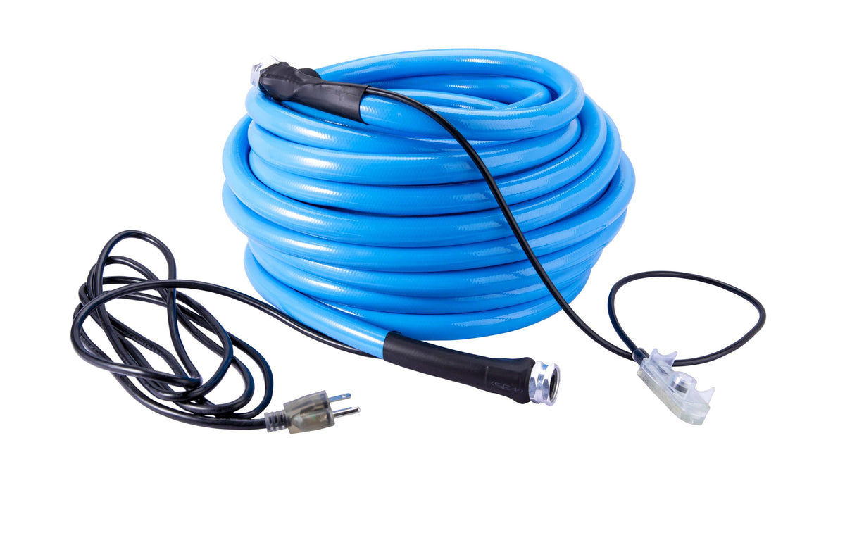 Heated RV water hose