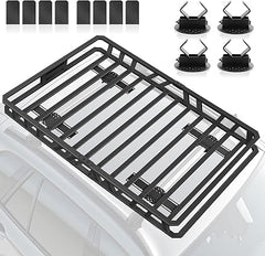 Roof Rack Cargo Basket 60"x36" 250lb Carbon Steel