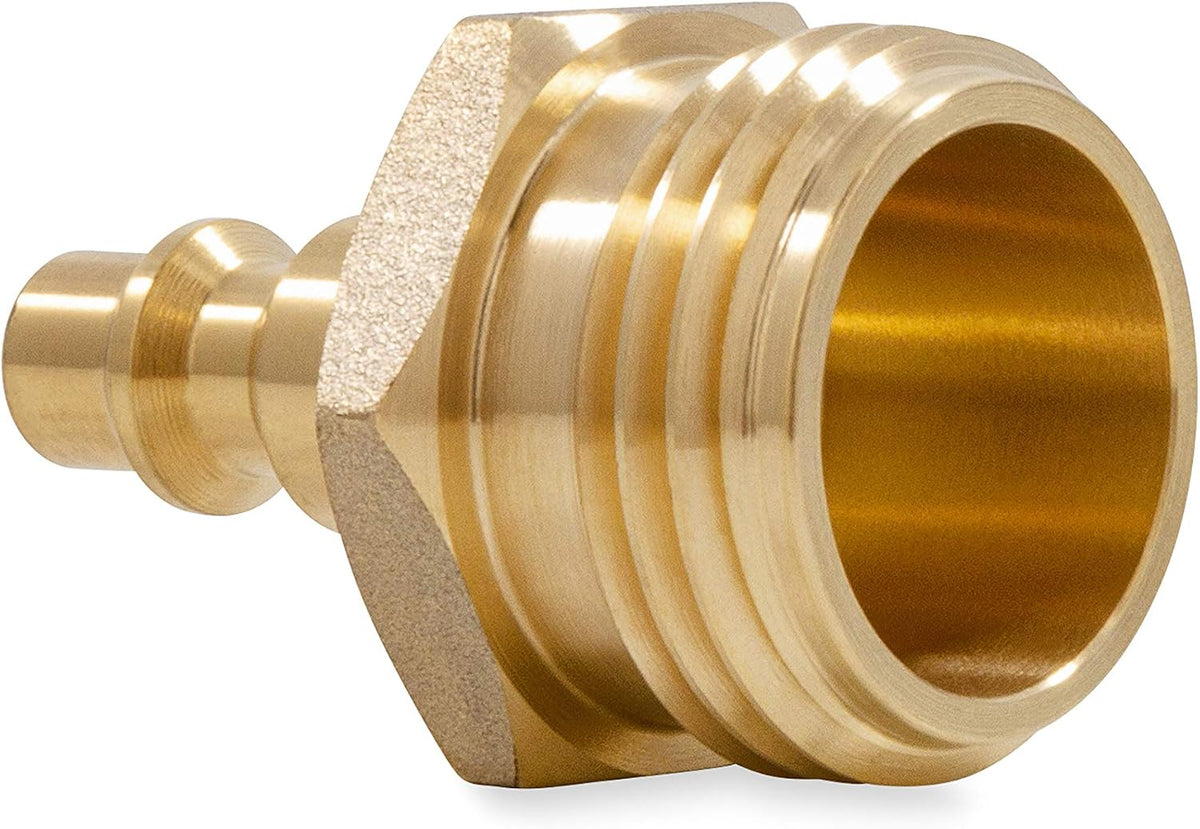 Camco Quick-Connect Brass Blow-Out Plug for RV Winterizing - view 3